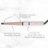 71W3PEzS0nL._SL1500_.jpg Remington Shine Therapy Argan Oil & Keratin Infused ½-1 Inch Tapered Curling Wand for Natural Curls, Includes Heat Glove