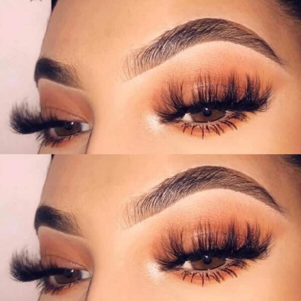 71W5GCSKKgL._SL1500_.jpg DAODER False Eyelashes 25mm Lashes Wispy Long 8D Mink Lashes Dramatic Volume Fluffy Eye Lashes Pack for Women 7Pairs Soft Reusable Fake Eyelashes