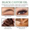 71W5nsU-MPL._SL1500_.jpg Jamaican Black Castor Oil - 100% Pure Organic Cold Pressed for Hair Growth, Eyelash/Eyebrow Serum, Scalp and Nail Care, Glass Bottle (2.02 Fl Oz) (small, castor)