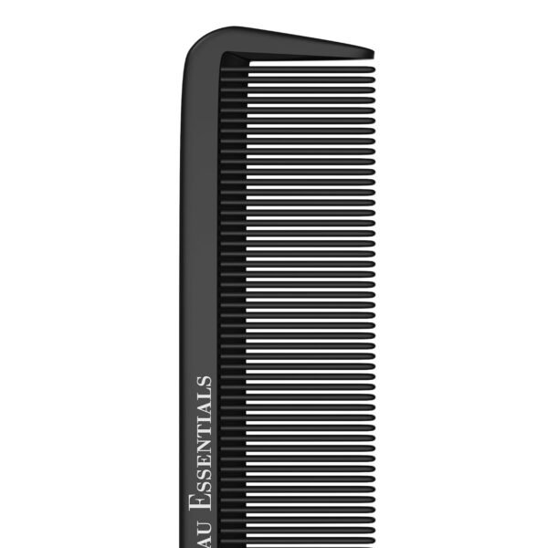 71WO4wVOFL._SL1500_.jpg Professional 8.8 Inch Tail Comb - Black Carbon Fiber And Stainless Steel Pintail - Anti Static And Heat Resistant Teasing Lightweight Comb For All Hair Types