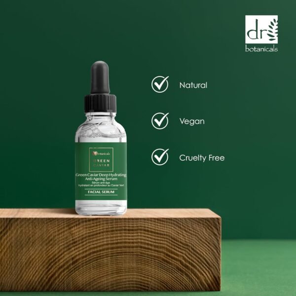 71WTF-4aRL._SL1500_.jpg Dr Botanicals Green Caviar Deep Hydrating Anti-Ageing Serum - Rejuvenate and Nourish Your Skin - Intense Hydration for Youthful Glow 30ml / 1.01fl oz