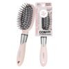 71Ws4CkAX4L._SL1500_.jpg Conair Velvet Touch oval cushion hair brush - Travel Hairbrush- Detangling - curly or straight styles - detangler brushes - women or men - Blush Pink