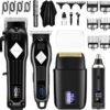 Professional Hair Clippers and Trimmer Set for Men, Beard Trimmer & Foil Shaver & Nose Trimmer Kit, Cordless Mens Clippers and Grooming Kit for Hair Cutting, Beard Styling, Home, Barber