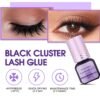 71Wu4nskBAL._SL1500_.jpg Cluster Lash Glue Black 2-3s Fast Drying,Long Lasting Strong Hold,Waterproof,DIY Individual lash Extension-Glue by Wendy Lashes(5ML)