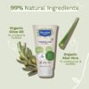 Mustela Certified Organic Hydrating Cream - Natural Body Lotion w/ Olive Oil, Aloe Vera & Sunflower Oil - For Baby, Kid & Adult - Fragrance Free, EWG Verified & Vegan - 5.07 oz. - Packaging may vary