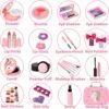 Kids Makeup Kit for Girl, Washable Makeup Set for Girls, Real Makeup for Kids, Girl Toys Princess Children Play Makeup Kit with Cosmetic Case Christmas Birthday Gifts for Girls Age 4 5 6 7 8 Year Old