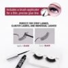 71XGxMgnpQL._SL1500_.jpg i•ENVY Super Strong Hold Eyelash Adhesive, Waterproof, 48-Hour Long-Lasting Lash Glue, Latex-Free, Hypoallergenic, Quick-Drying with Brush-On Applicator for Strip Lashes (Black, 1 Pack)