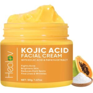71XRwINygEL._SL1500_.jpg Kojic Acid Cream – Skin Brightening Cream for Age Spots, Hyperpigmentation, Intimate Areas – Dark Spot Remover, Reduces Acne, Scars, and Evens Tone – Kojic Acid Lotion for Brighter, Glowing Look