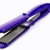 MBHAIR Ceramic Crimper Iron for Volumizing Fluffy Hairstyle, Corrugation Crimper Hair Iron, Anti Static Ceramic Hair Crimping Iron Adjust Temperature (Purple)