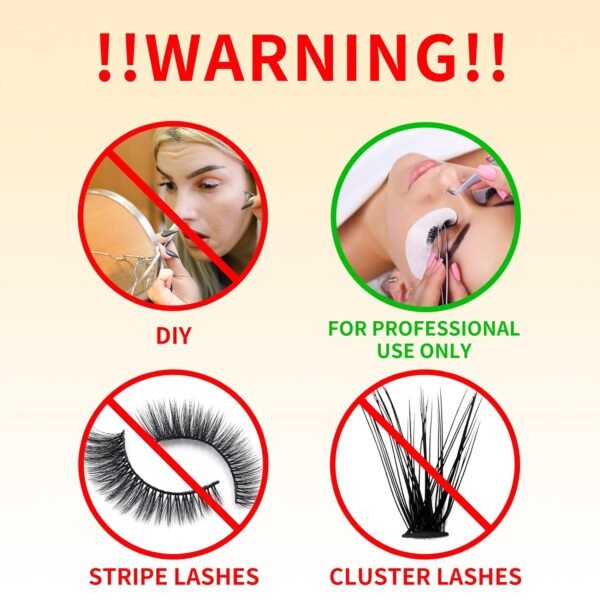 Eyelash Extension Glue FADLASH Extra Strong Lash Glue 5ml 1S Dry Time 8 Weeks Retention Lash Extension Glue Maximum Bonding Power Professional Use Only (NEVER for DIY/CLUSTER LASHES)