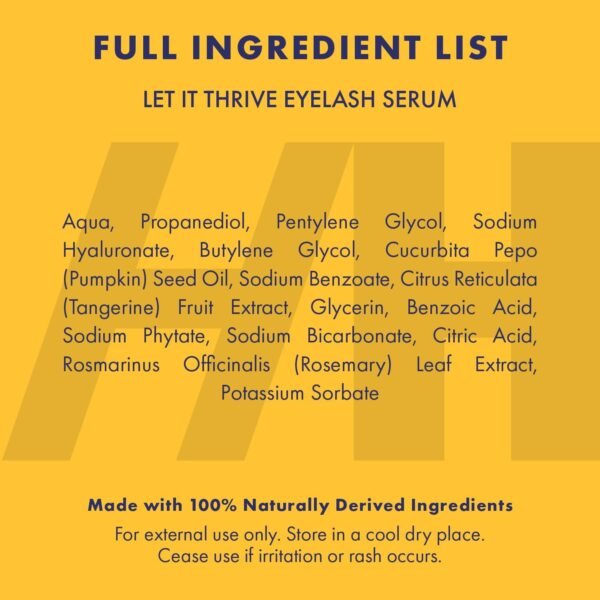 71Xlr0083EL._SL1500_.jpg Handmade Heroes 100% Natural Eyelash Serum - Rosemary and Pumpkin Seed Oil for Fuller and Longer Looking Eyelashes, Lash Enhancing Serum for Natural Lashes, Extensions & Eyebrows