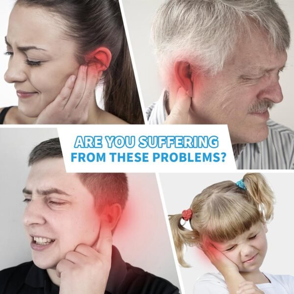 Red Light Therapy for Ears, USB Ear Care Red Light Device for Daily Use, Portable Red Light Ear Therapy Device to Promote Ear Comfort and a Soothing Experience