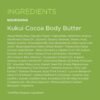 Andalou Naturals Body Butter, Kukui Cocoa Nourishing Body Cream, 8 Oz, Shea Butter, Cocoa Butter & Argan Oil for Dry Skin, Vegan