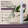Natural Eyelash Enhancing Serum – Nourishing Lash & Brow Growth for Thicker, Fuller Lashes & Brows, Safe for Sensitive Eyes & Lash Extensions, 3ml
