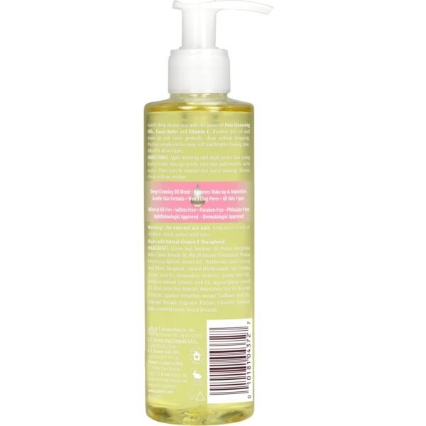 Palmer's Cocoa Butter Skin Therapy Cleansing Facial Oil, Gentle Makeup Remover for Face, Rosehip Fragrance, 6.5 Ounce