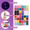 VESPRO Professional Face Body Paint Kit,42 Colors Oil Face&Body Paint Kit (26 Classic Colors+10 Metal Colors +6 UV Glow Colors) with 10 Size Brushes 4PCS Reusable Large Face Stencils and 4PCS Small Paint Stencils for Kids’ and Adults’ Halloween Makeup
