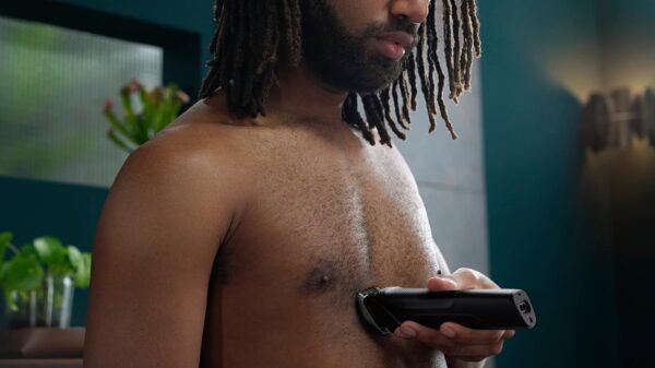 Philips Norelco Multigroom Series 5000 18 Piece, Beard Face, Hair, Body and Intimate Hair Trimmer for Men - NO BLADE OIL MG5910/49