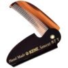 71YghQIuJoL._SL1500_.jpg Kent 87T Handmade Folding Pocket Comb for Men, Fine Tooth Hair Comb Straightener for Everyday Grooming Styling Hair, Beard or Mustache, Use Dry or with Balms, Saw Cut Hand Polished, Made in England