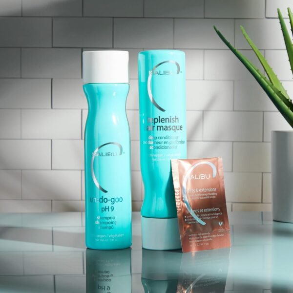 Malibu C Replenish Hair Masque - Ultra Hydrating Deep Conditioner for Hair Repair - Reparative Formula with Avocado Oil for all Types & Textures