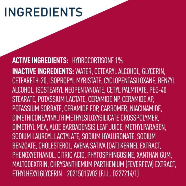 71Z6cysbYuL._SL1000_.jpg CeraVe 1% Hydrocortisone Anti-Itch Cream, Fragrance-Free Relief for Eczema-Prone & Dry Skin, 1 Ounce