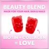 71Z9FyYK6JL._AC_SL1500_.jpg Collagen Peptide Gummies for Women with Biotin - Hydrolyzed Collagen for Hair, Skin, Nail, Bone Health & Joint Support - Extra Strength Best Peptides Supplement for Women & Men, Non-GMO - 60 Gummies
