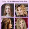 71ZJUcbv3OL._AC_SL1500_.jpg DSHOW Hair Crimper for Women with 4 Interchangeable Plates, Crimper Hair Iron Volumizing Flufft Hairstyle Crimping Iron for Hair with 5 Heat Settings & 60 Min Auto Off