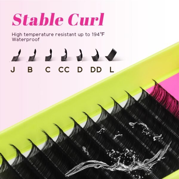 71ZRNv3SyiL._SL1500_.jpg TDANCE Cashmere Lash Extensions Super Matte Black Classic Lash Extensions 0.05mm Thickness CC Curl 14-19mm Volume Lash Extensions for Professional Salon Use Eyelash Extension(0.05-CC,14-19mm)