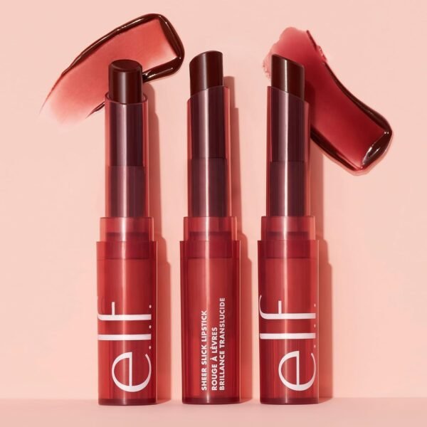 71ZnPwOOBKL._SL1500_.jpg e.l.f. Sheer Slick Lipstick, Hydrating Lipstick For Sheer Color With A Shiny Finish, Infused With Vitamin E, Vegan & Cruelty-free, Black Cherry