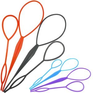 71ZwDXOiNlL._SL1500_.jpg 8PCS Quick Loop Tool for French Braids, Ponytails, and Long Hair Styling - Braid Maker Kit