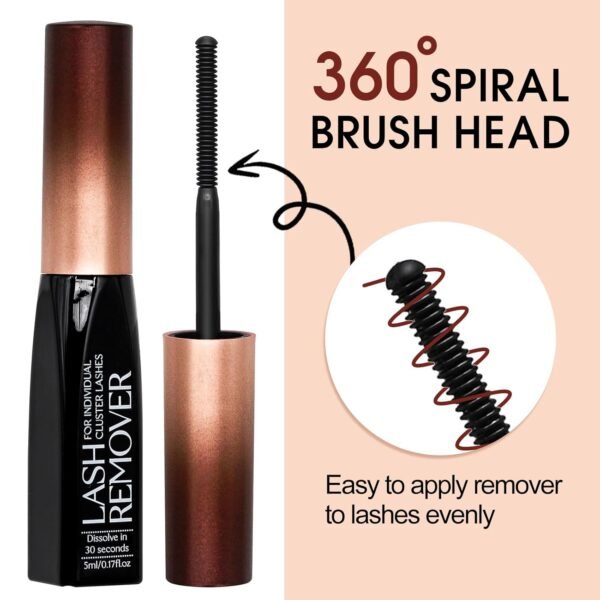 71a1Em32PCL._SL1500_.jpg Deep Cleansing Cluster Lash Remover, Eyelash Glue Remover for Individual False Lashes, 15s Fast Removal, Safe Ingredients, Cruelty-Free, 0.17 fl oz