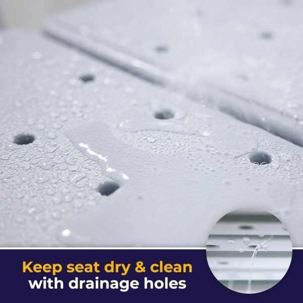 Drive Medical 12011KD-1 Tub Transfer Bench For Bathtub, Height Adjustable Shower Bench with Backrest, Shower Seat Shower Chair Bath Chair for Elderly, Seniors, Arm Support for Transfer, 400 Weight Cap