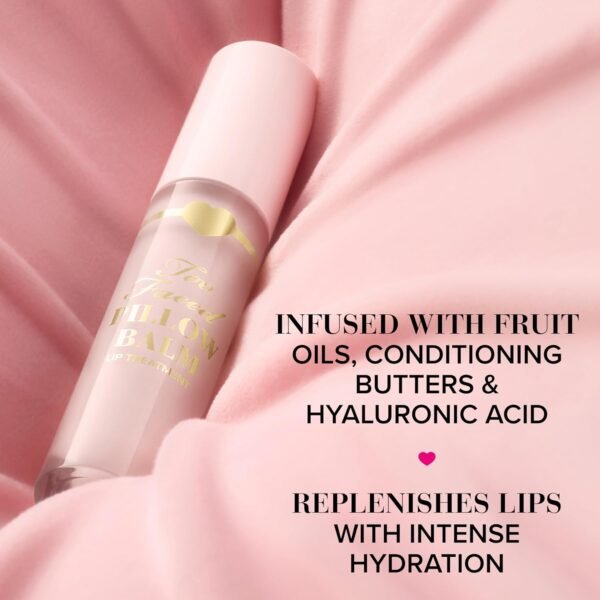 Too Faced Pillow Balm Ultra-Hydrating Lip Treatment | Hyaluronic Acid + Moisturizing, 0.2 Fl Oz