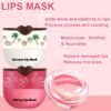 4 PCS Bee Lip Balm Lip Mask Honey Pot Lip Mask & Lip Scrub Set, Watermelon & Cherry & Coconut & Apple Lime Lip Mask Propolis Moisturizing Lip, Hydrating Prevention Dry and Cracked