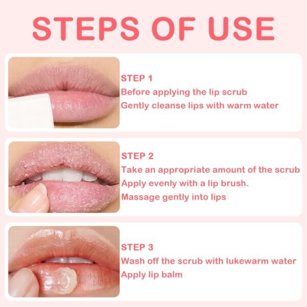 4 Pcs Bee Lip Balm Honey Pot Lip Mask & Lip Scrub Set, Honey Strawberry Watermelon Apple Lime Lip Mask Overnight, Moisturizing Sleeping Lip Mask, Hydrate Repair Prevent Dry Cracked Lip Care