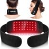 Red Light Therapy Belt for Neck, Near Infrared Light Therapy Belt Wearable Infrared Neck Wrap with Timer Infrared Belt for Chin Firming and Pain Relief Body Neck Hand Wrist Legs Gift for Women Men