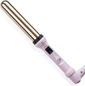 71aRhcPhLUL._AC_SL1500_.jpg L'ANGE HAIR Ondulé 32 MM Titanium Curling Wand | Professional Hot Tools Curling Iron 1.25 Inch | Salon Hair Styling Wands for Beach Waves | Best Hair Curler Wand for Frizz-Free, Lasting Curls