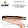71aRzAF8i2L._SL1500_.jpg Kent 9T Double Tooth Dressing Table Comb, Tortoise Fine and Wide Tooth Coarse/Fine Dresser Comb for Hair, Beard, Mustache Styling, Grooming - For Men, Women, and Kids, Made in England