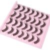 71aaIdvYqL._SL1500_.jpg Russain Strip Lashes D-Curly False Eyelashes Natural Look Wispy Cat Eye Lashes that Look Like Eyelash Extensions 3D Lashes Pack