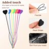 71anuBlDQpL._SL1500_.jpg Quick Hair Beader for Bead Loading and Hair Styling Kit 16pcs Ponytail Hair Styling Maker Set Plastic Topsy Tail Colorful Hair Beading Tools for Women and Men