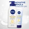 NIVEA Sheer Hydration Skin Firming Body Lotion (16.9 Fl Oz) + Skin Firming & Toning Body Gel Cream with Hyaluronic Acid (6.7 Oz), Enriched with Q10 and Vitamin C