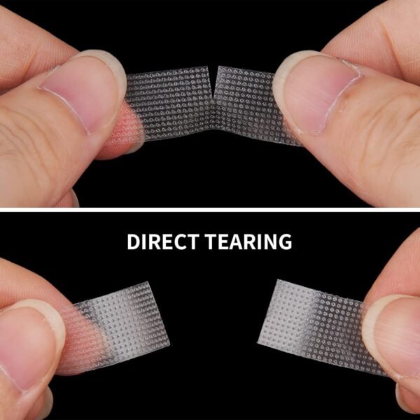 71btHlhN9L._SL1500_.jpg Kirecoo 6 Rolls Adhesive Eyelash Tape, Breathable PE Lash Tape,Eyelash Extension Supplies - 9 m/10 Yard Each Roll (Transparent)