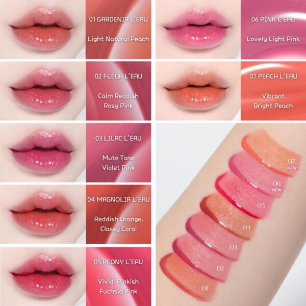71b7PRzJRiL._SL1500_.jpg BBIA L’EAU Tint – Glossy & Glow Lip Stain, Watery Lip Tint, Non-Sticky, High Shine Finish, Long-lasting, Moisturizing, Lightweight, Natural, Daily Use, Vegan, Korean Lip Makeup (05 PEONY L'EAU - MINI)