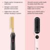 L'ANGE HAIR Smooth It 2-in-1 Digital Hair Straightener Comb with Adjustable Temperature Setting | Hot Comb Straightener for Frizz-Free, Sleek Styles on All Hair Types | (Blush)