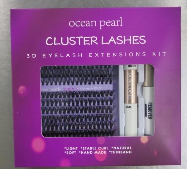 71bNM5K2hML._SL1500_.jpg DIY Lash Extension Kit 320 Pcs Lash Clusters Kit Individual Lashes Natural 10-16mm C/D Curl with Bond Seal Tweezers Lash Glue Remover False Eyelashes for Beginner Eyelash Extensions at Home (30D+40D)