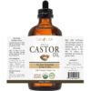 71bVERO3gUL._SL1500_.jpg Castor Oil 4oz, USDA Certified Organic 100% Pure, Stimulate Growth for Eyelashes, Eyebrows, Hair. Skin Moisturizer & Hair Treatment Starter Kit