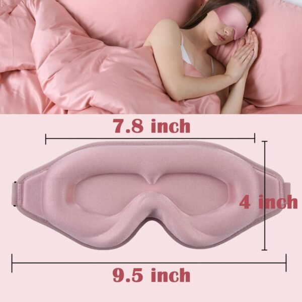 71bVXkDn9iL._AC_SL1500_.jpg Sleep Mask for Women Eyelash Extension, Eye Mask for Lash Extensions No Pressure 3D Contoured Lash Extension Sleep Mask, Block Out Light Sleep Protector Eye Shade Cover for Travel Yoga Nap