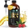 71bYtdRv0nL._SL1340_.jpg BALM OF GILEAD Organic Castor Oil for Skin Hydration - Therapeutic Cold Pressed, USDA Certified 100% Pure, Glass Bottle - 16 oz Unrefined, Hexane Free, Castor Oil for Hair & Eyelashes Growth