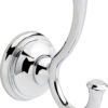 Delta 79735 Cassidy Double Towel Hook Bath Hardware Accessory in Polished Chrome