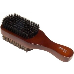71boEJqkzdL._SL1500_.jpg Diane Premium 100% Boar Bristle 2-Sided Club Brush for Men and Barbers, Medium and Firm Bristles for Thick Coarse Hair, Detangling, Smoothing