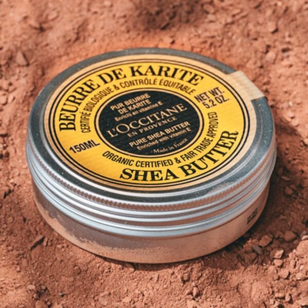 71cfK7TkTL._SL1200_.jpg L'Occitane Organic Certified Pure Shea Butter: Nourish Dry Skin & Hair, With Vitamin E, Multipurpose Organic Beauty Balm, Treatment, Protects From Dryness, Softening